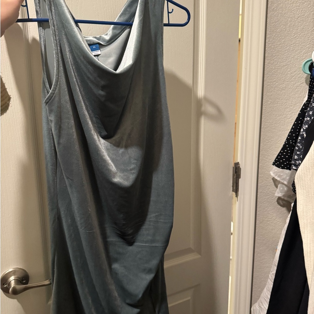 Old Navy Backless Gray Dress